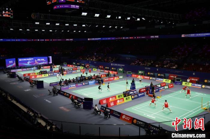 2025亚锦赛宁波开赛 国羽混双双线告捷